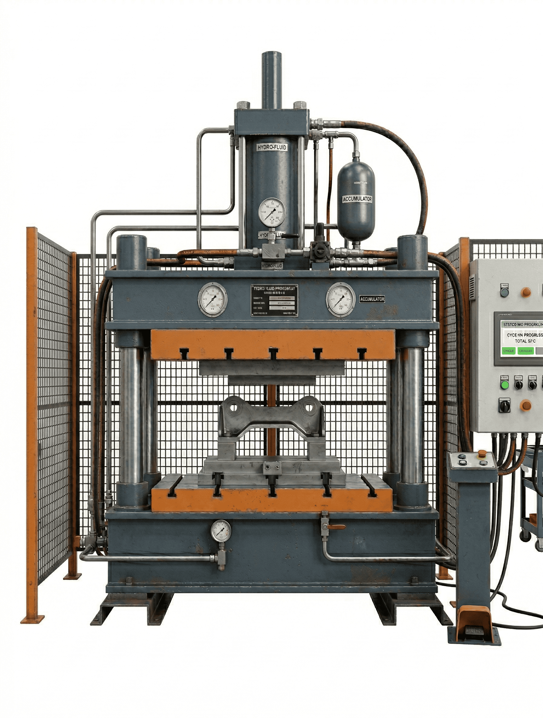 Presse oleopneumatique robotique industrielle